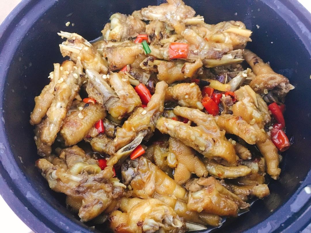 香辣烧鸡爪