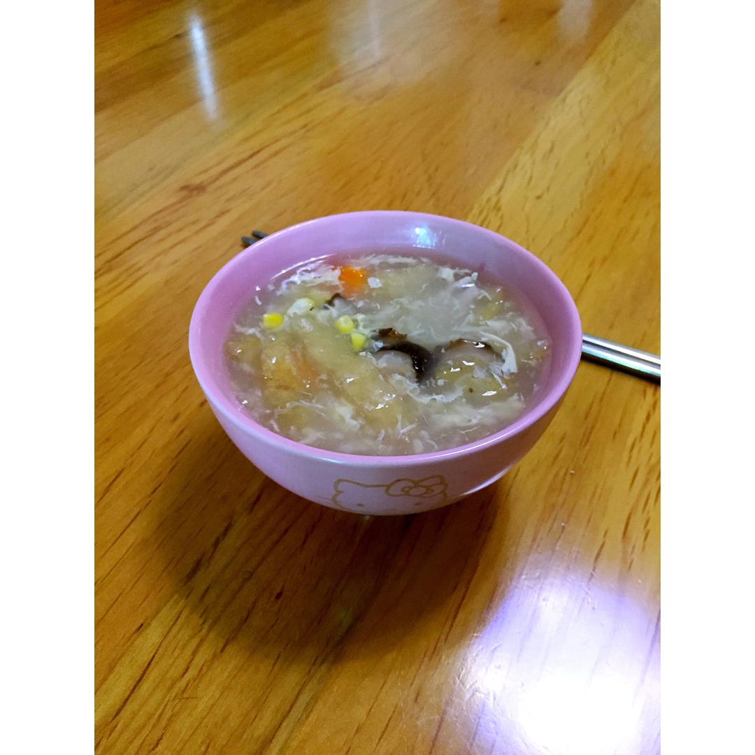 玉米浮皮羹