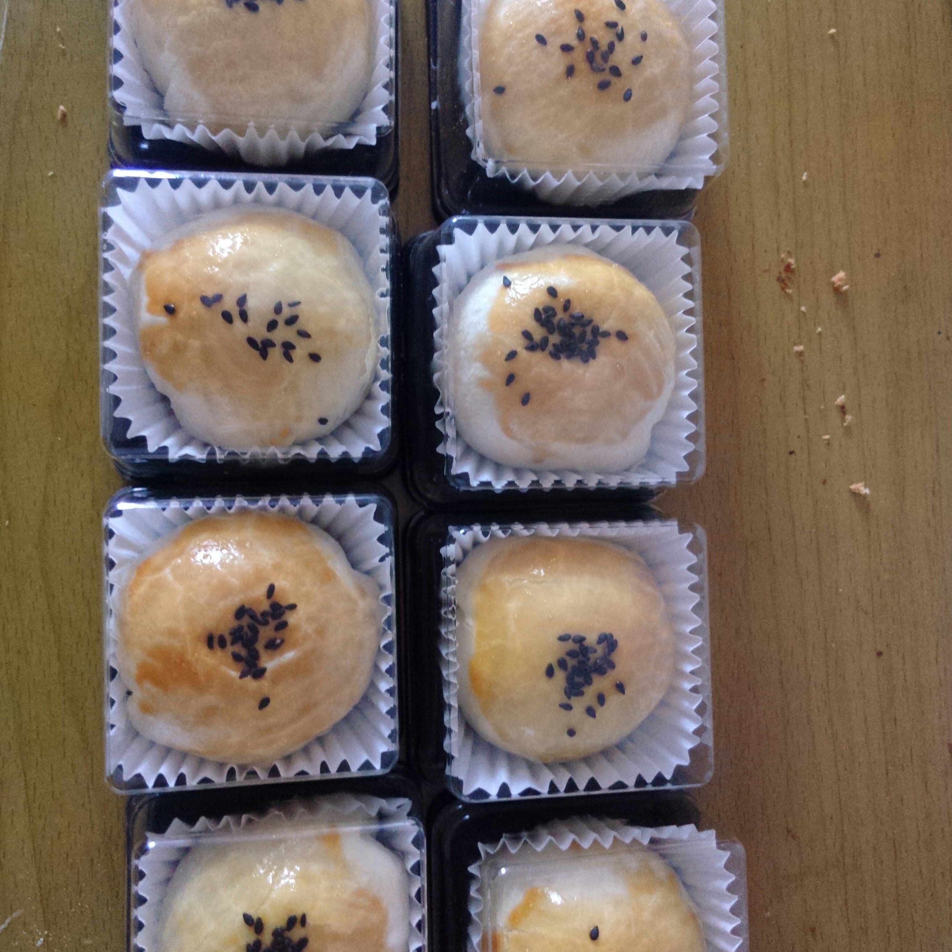 榴莲芝士冰皮月饼