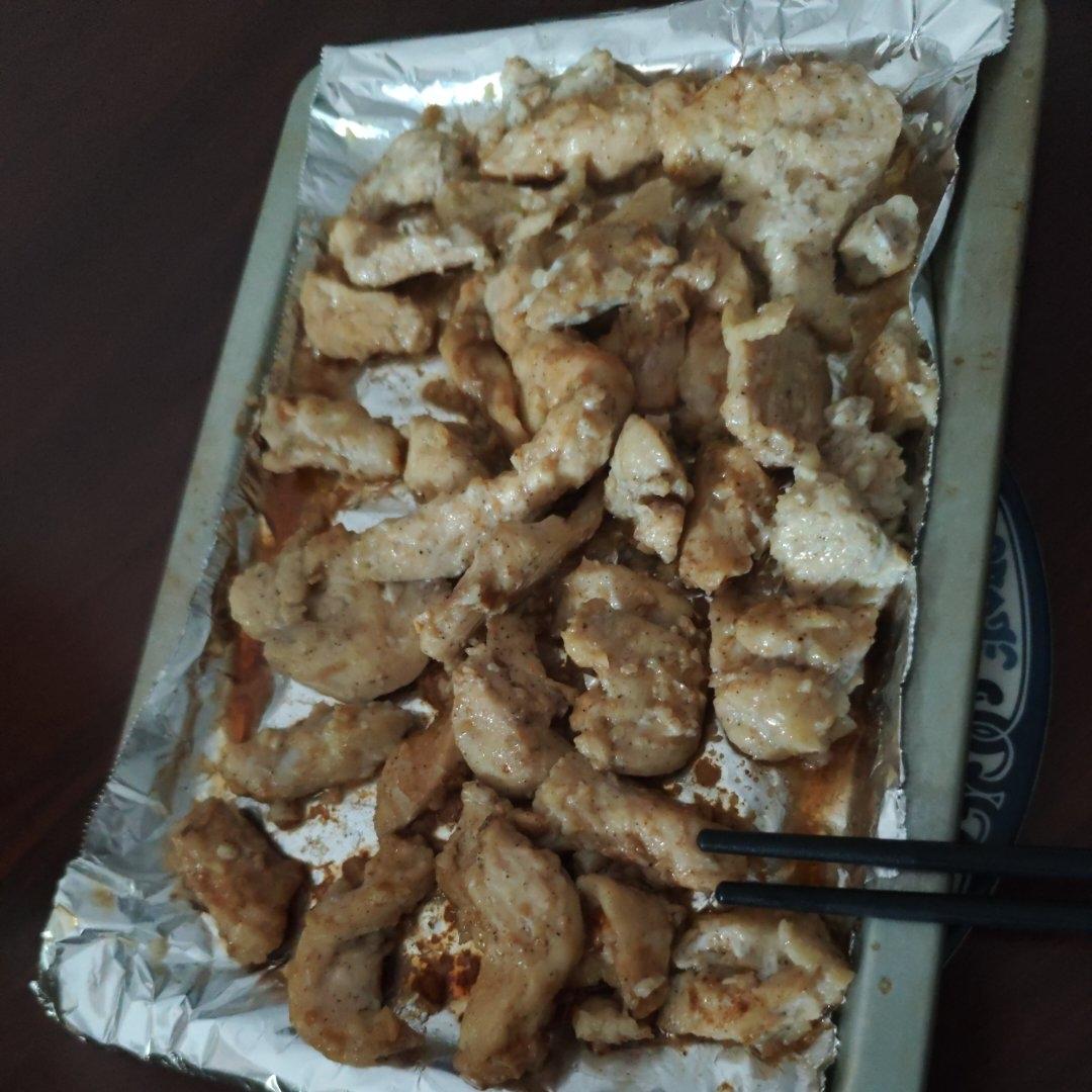 酷炫屌炸天好吃的煎鸡胸肉（香蒜蜂蜜煎鸡胸肉）