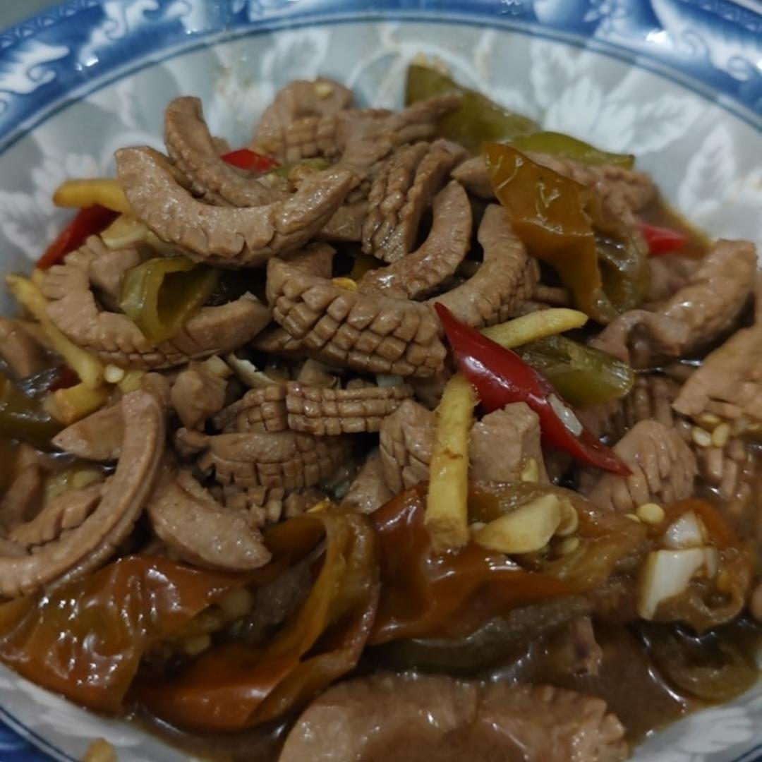 酸辣腰花