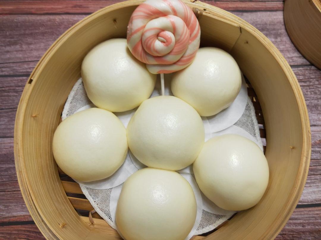 🔥免手揉水光肌馒头—拯救不会揉面的南方妹子（含操作视频）压面机版