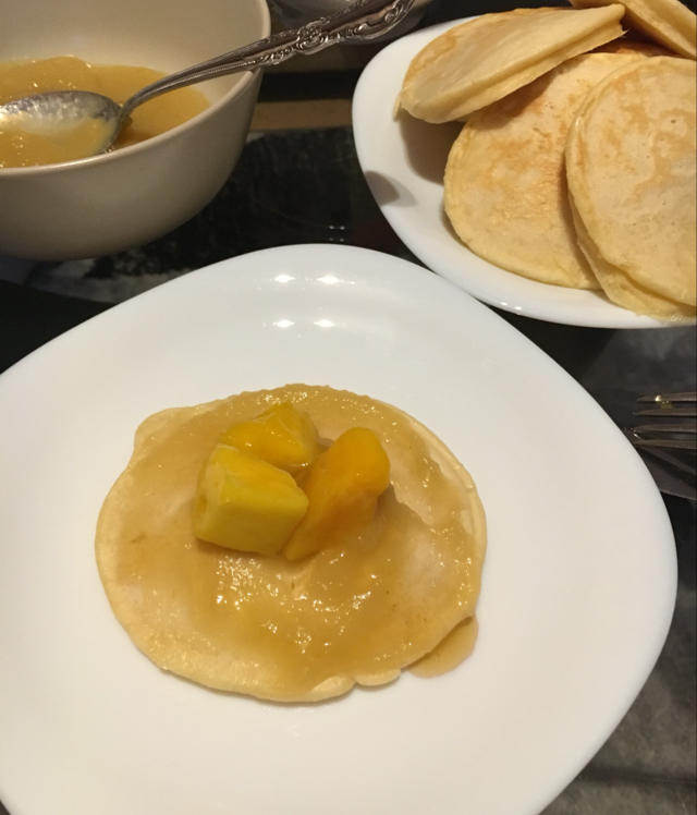 香蕉牛奶小煎饼