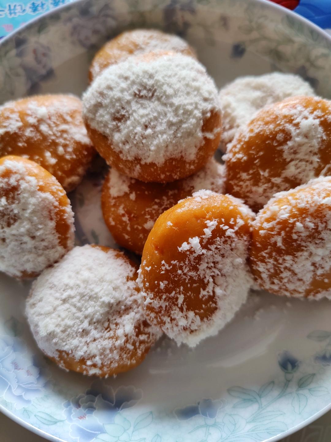 红薯奶香糯米饼