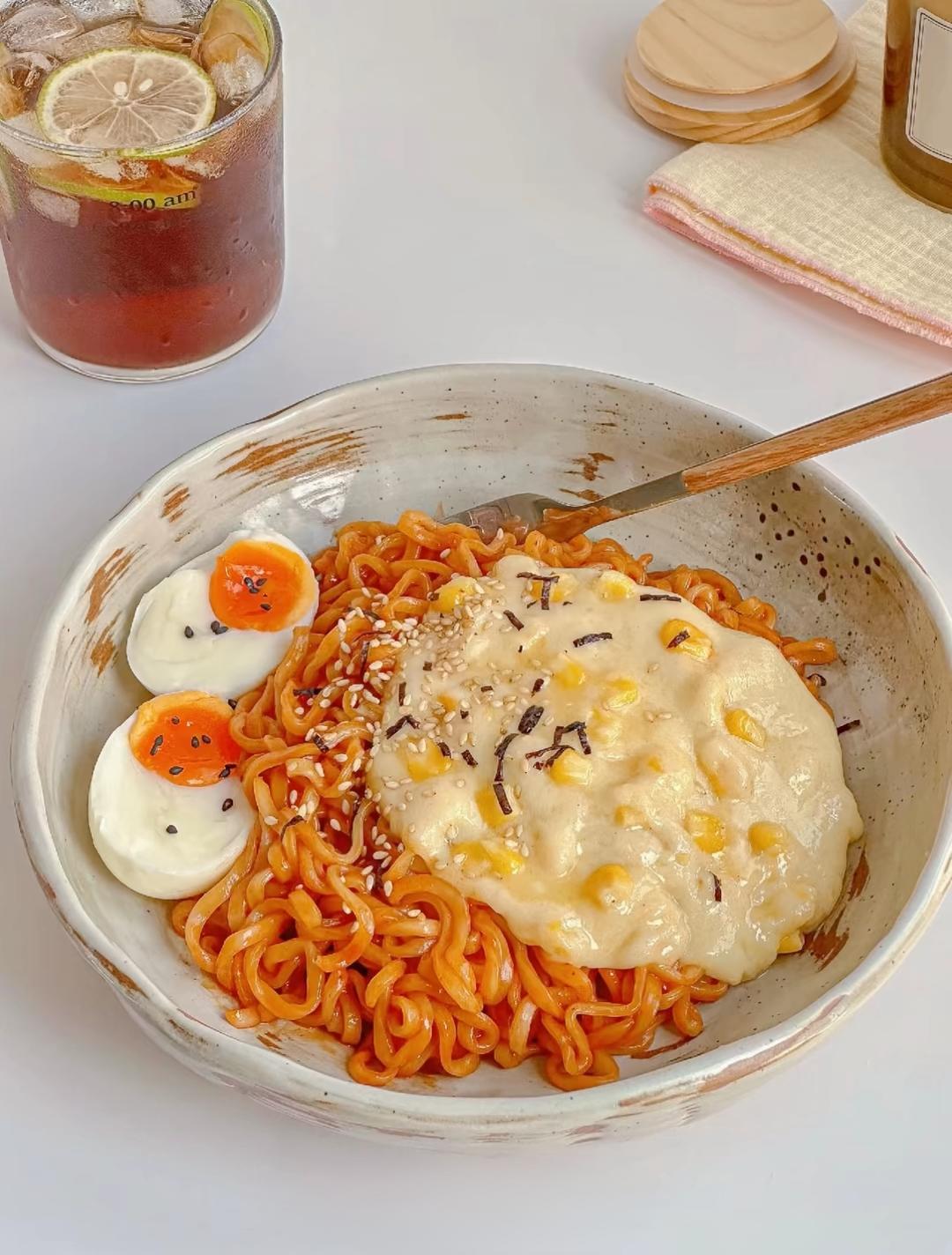 芝士火鸡面的做法