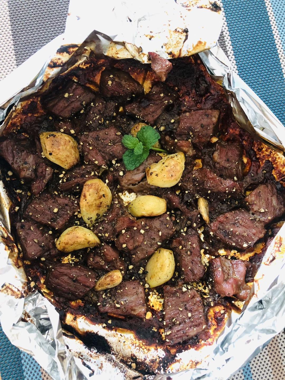 黑胡椒牛肉粒