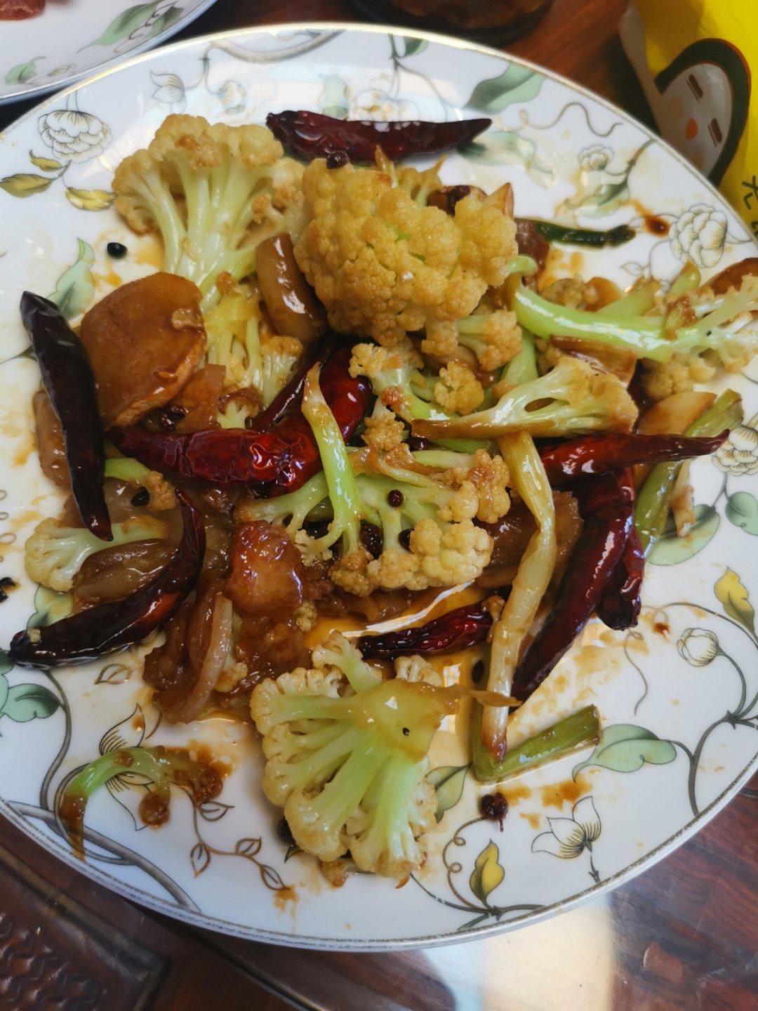 干锅有机花菜
