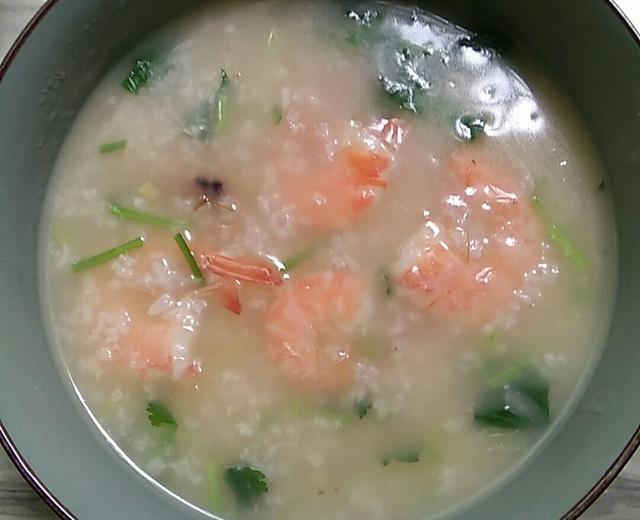 简易砂锅虾粥的做法