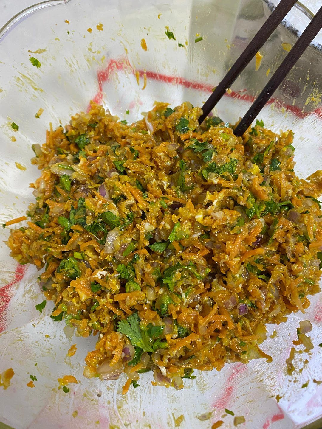 胡萝卜牛肉香菜饺子