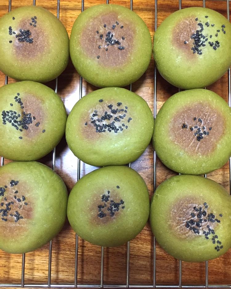 抹茶栗子红豆软面包
