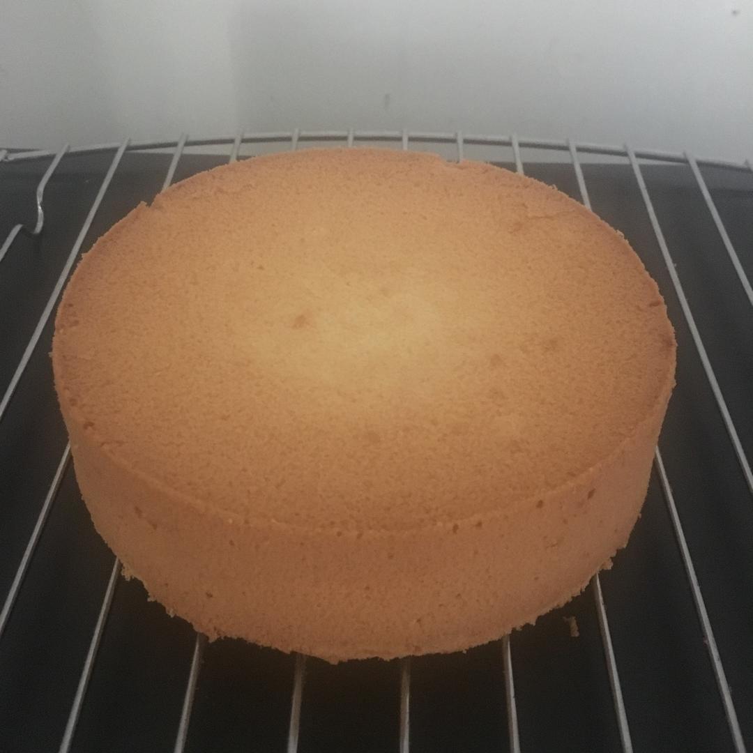 6寸原味戚风蛋糕