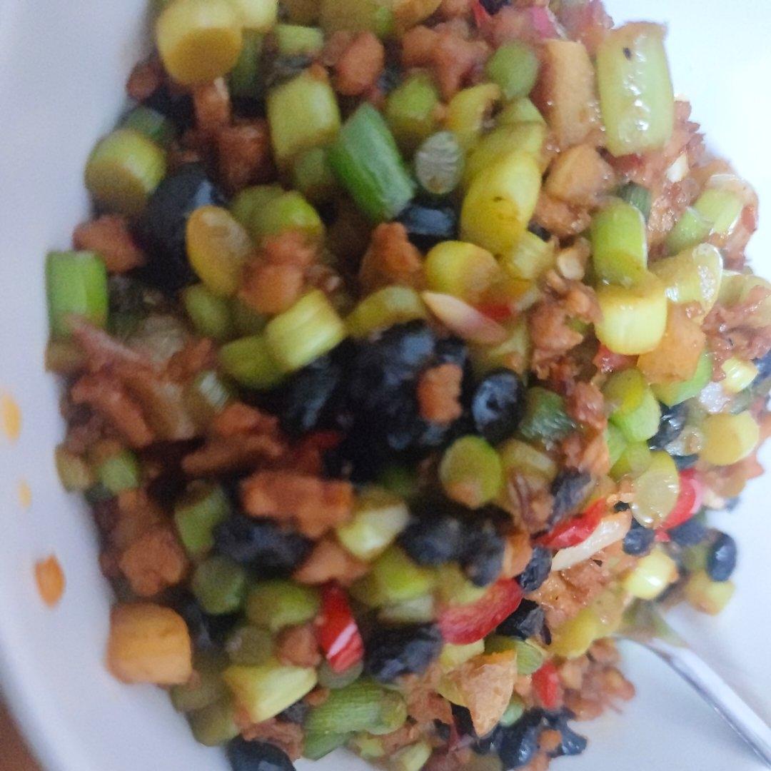 台湾苍蝇头/肉末豆豉炒蒜苔