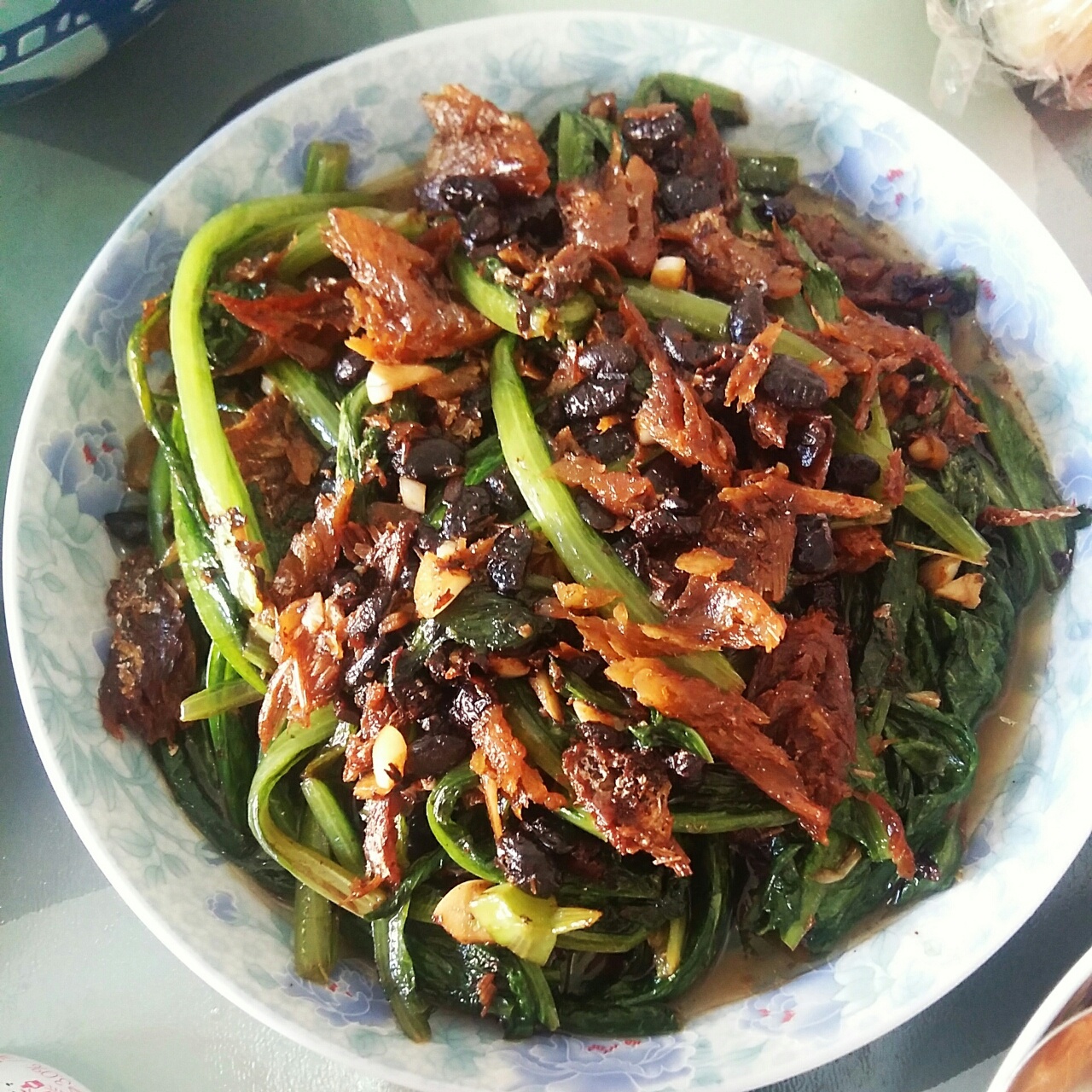 豆豉鲮鱼油麦菜