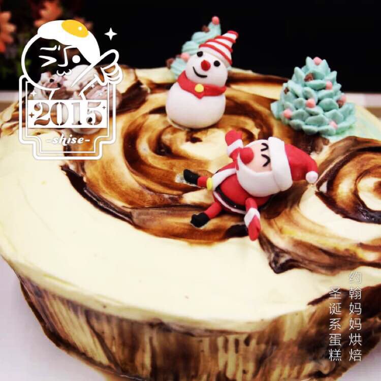 圣诞呆萌裸蛋糕