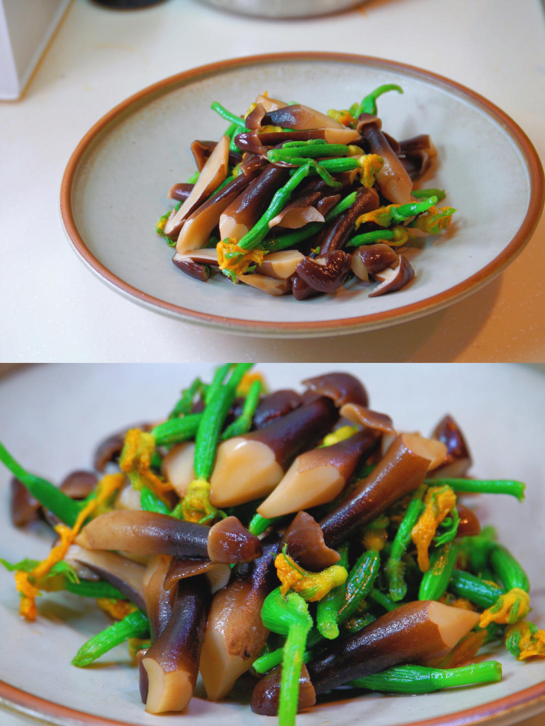 青瓜拌鸡纵菌