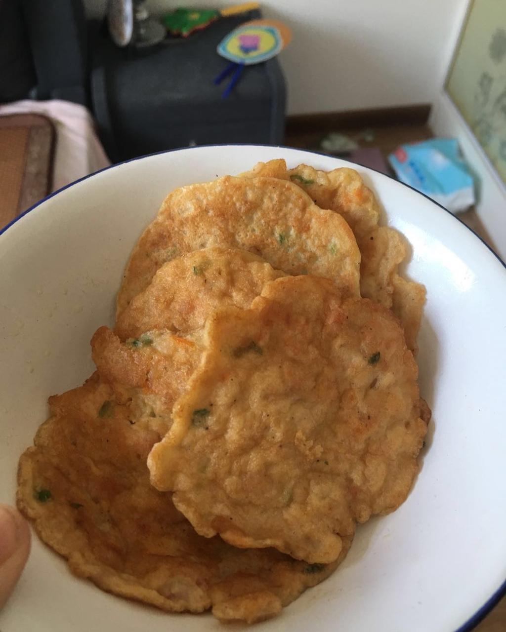 煎虾饼