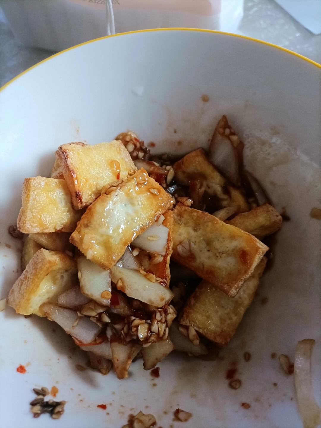 空气炸锅别闲置了❗️巨好吃～炸豆腐