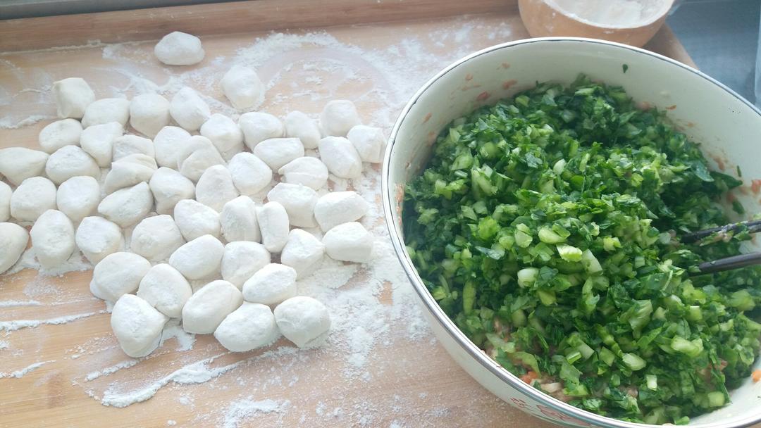 青菜饺子