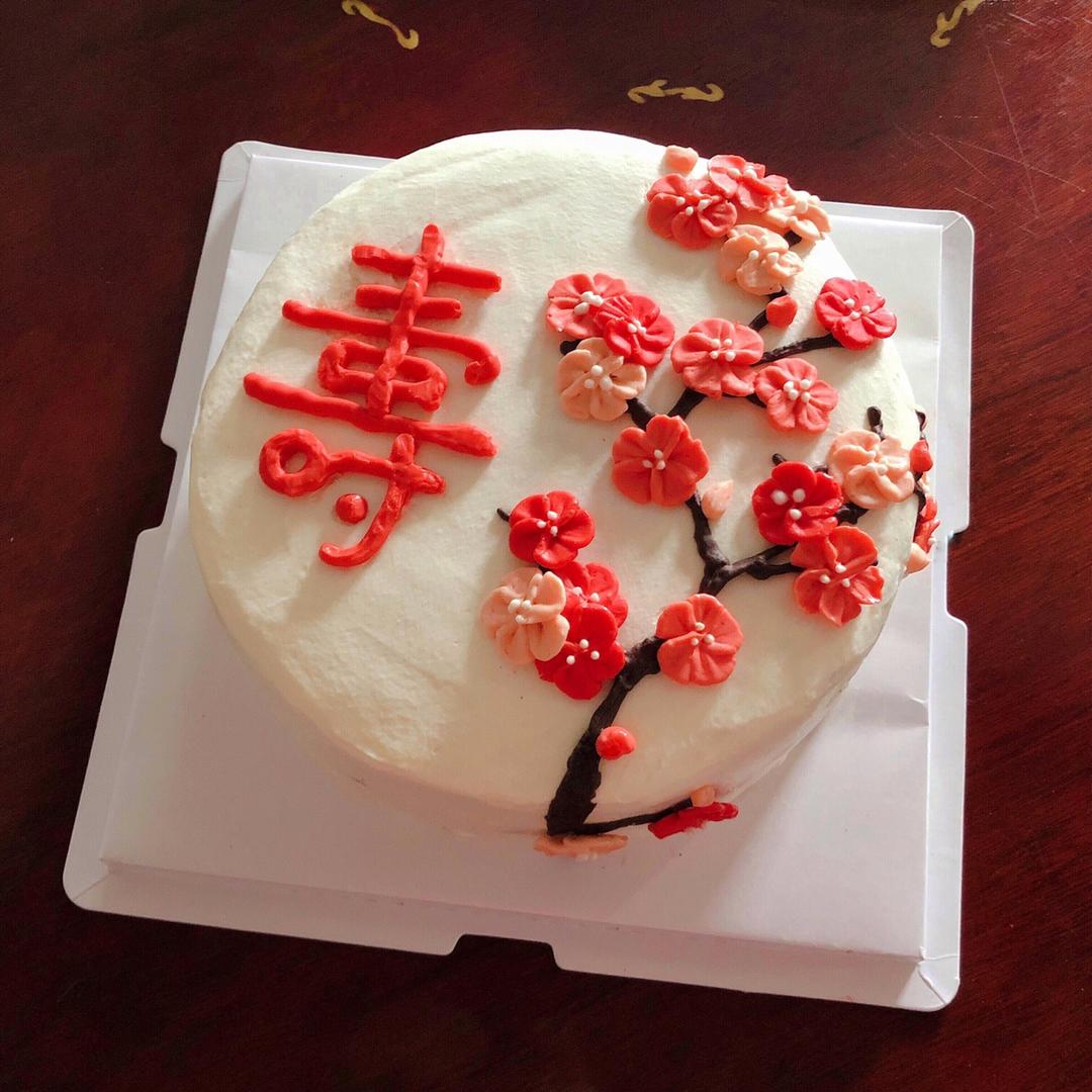 中国风祝寿蛋糕