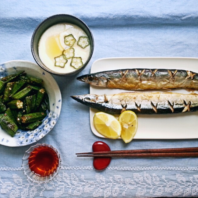 烤秋刀鱼（烤箱）