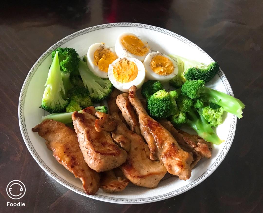 无油煎鸡胸肉，低脂高蛋白