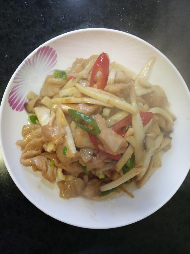 肉炒杏鲍菇