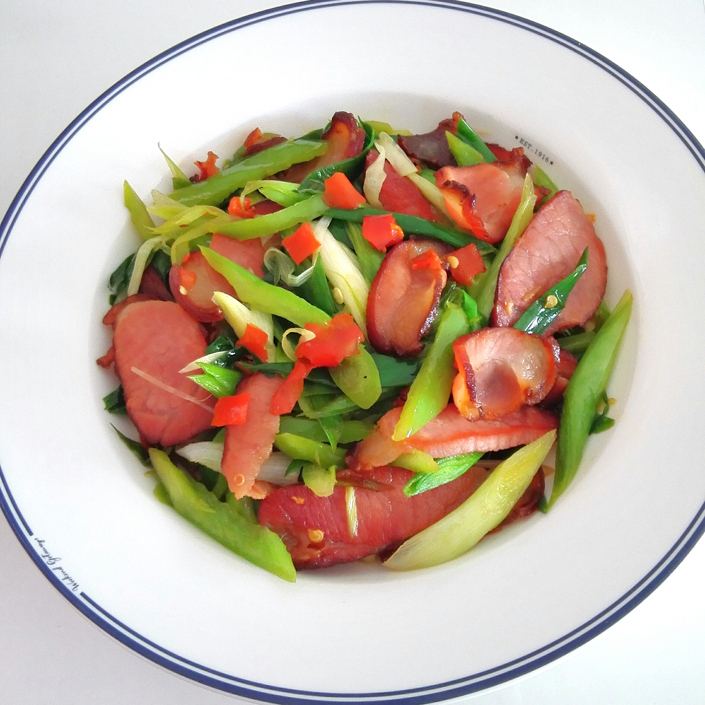 青蒜炒腊肉