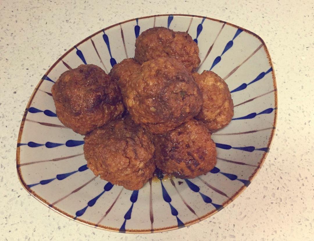 不用油炸的猪肉莲藕丸子