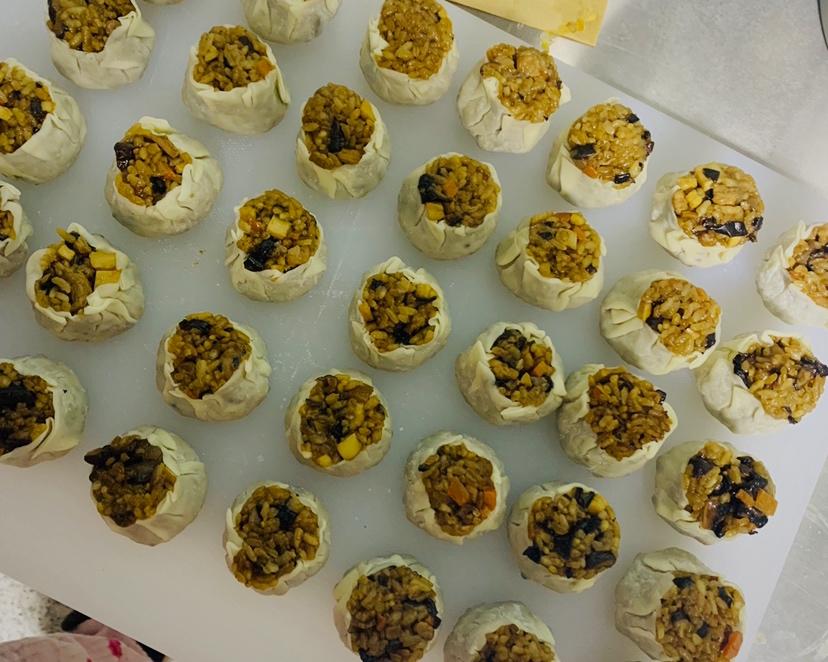 香菇笋丁糯米烧麦