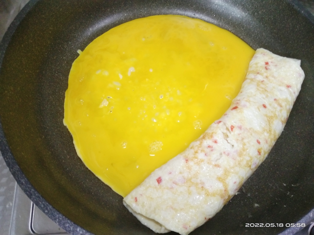 蛋白质满满  韩式爱心❤️【鸡蛋卷】孩子早餐首选的做法 步骤8