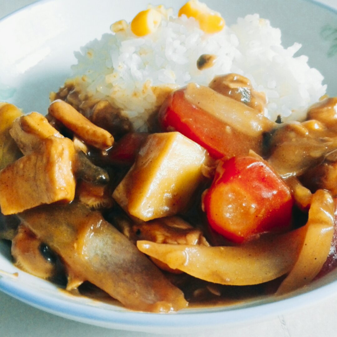 咖喱鸡肉饭