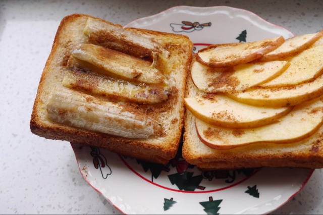 肉桂香蕉煎蛋面包