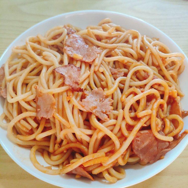 培根番茄意大利面