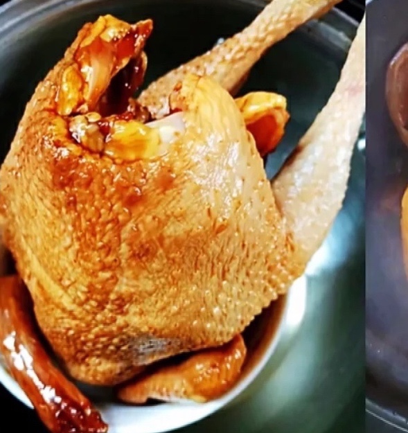 电饭锅焖鸡的做法 步骤1