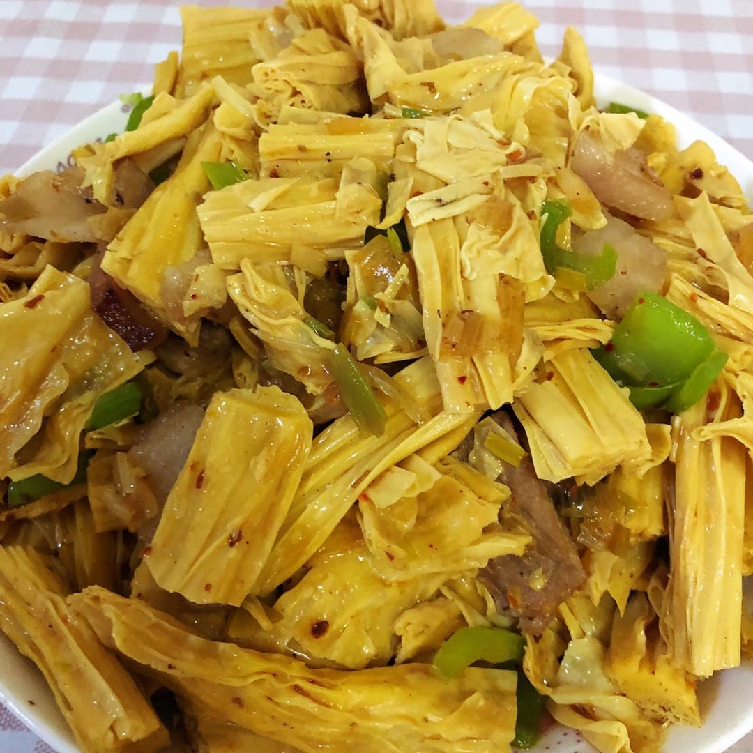 素炒腐竹