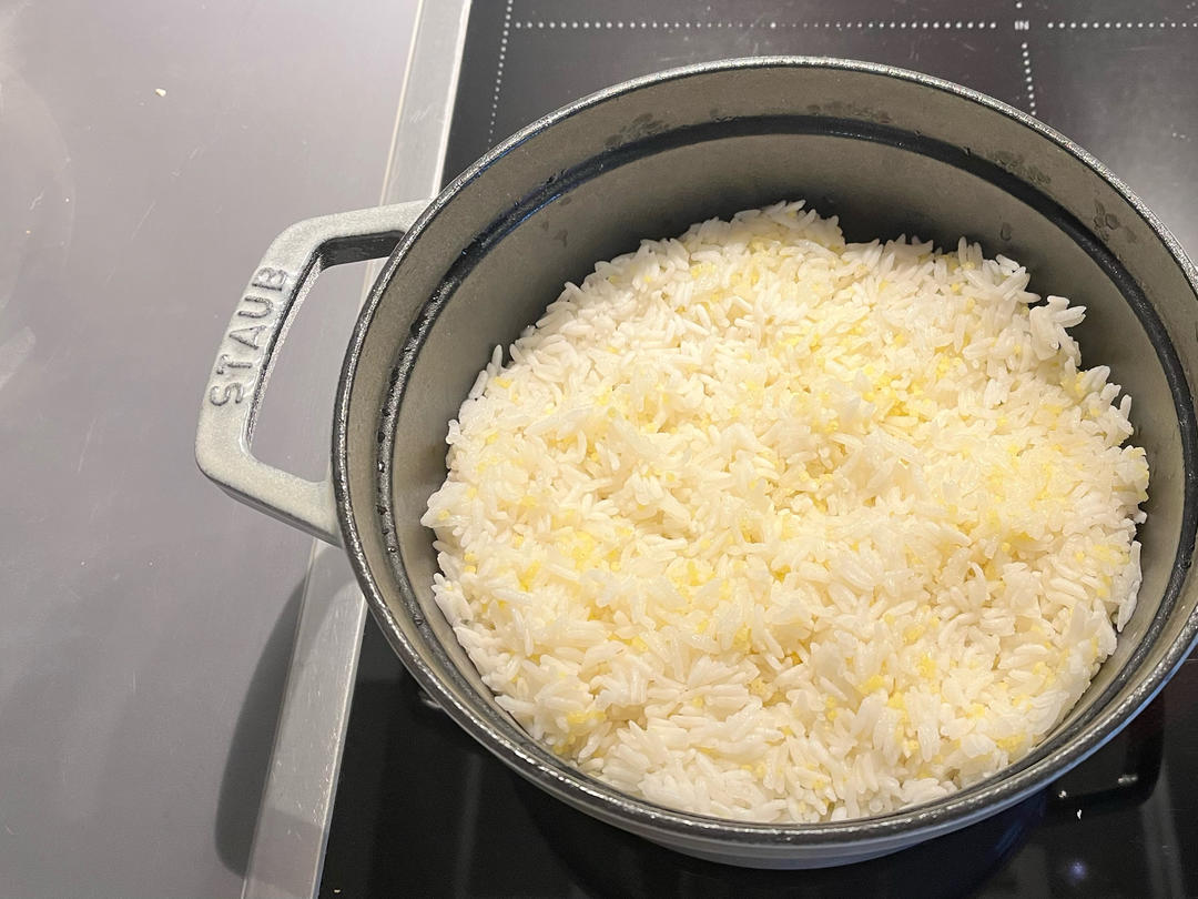 铸铁锅蒸米饭