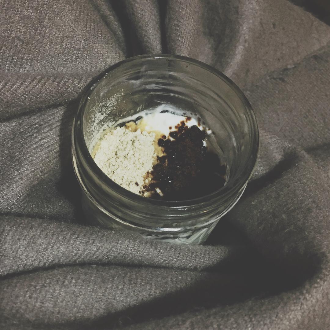 黄豆粉红糖酸奶