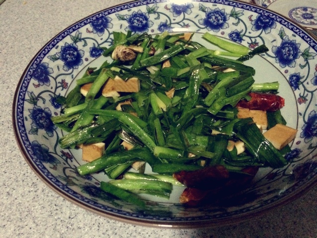 韭菜豆腐干