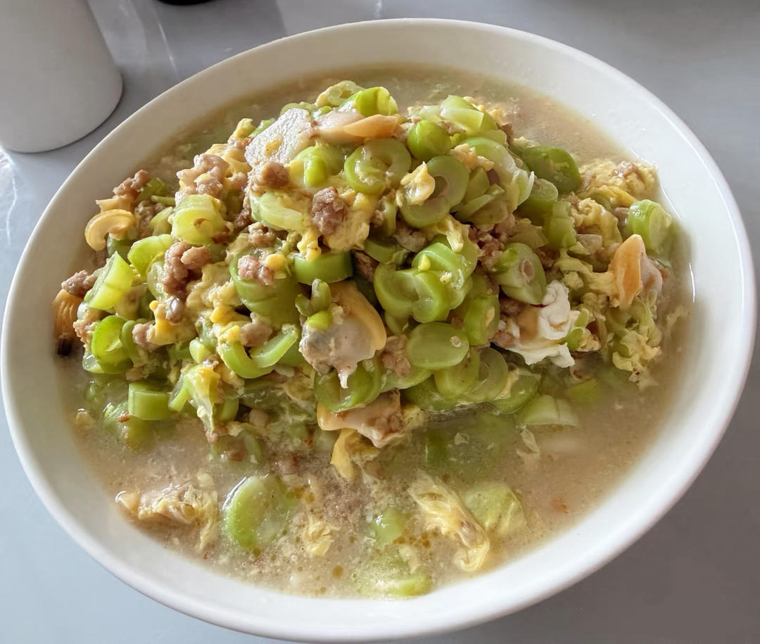 芸豆蛤蜊打卤面🍜