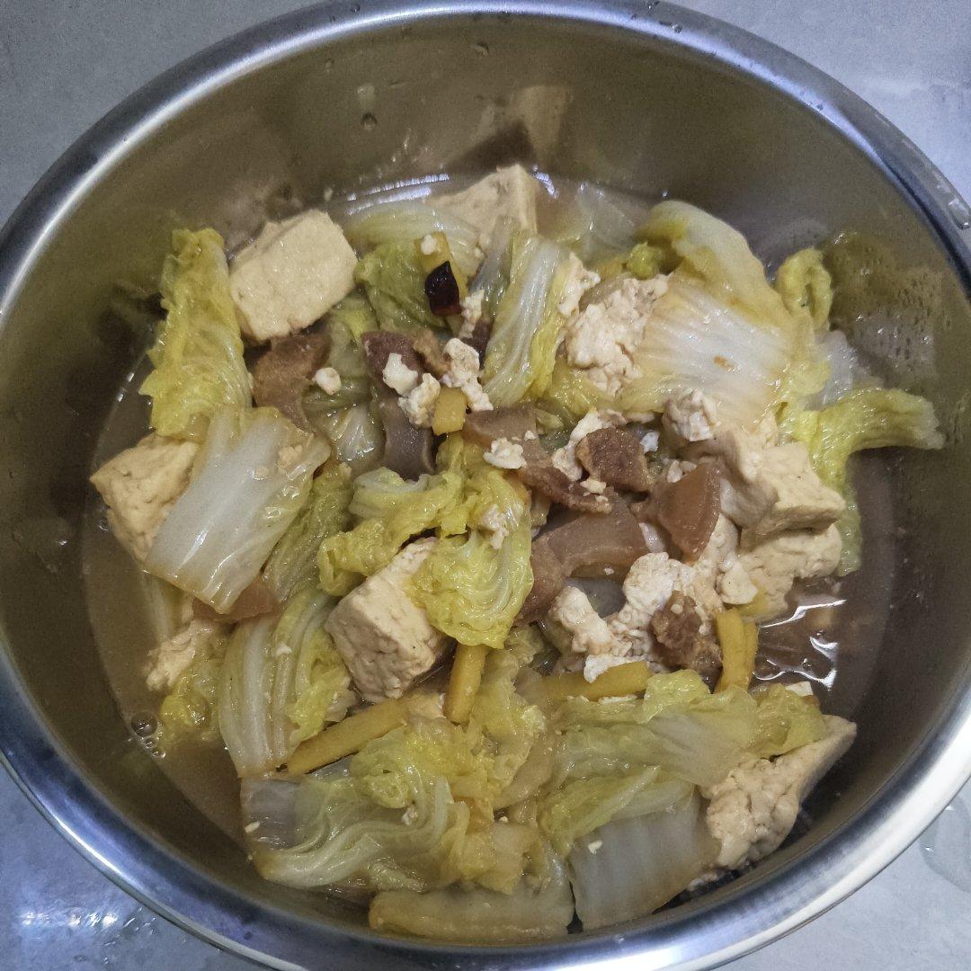 冬季最爱的家常菜！大白菜炖大豆腐或干豆腐