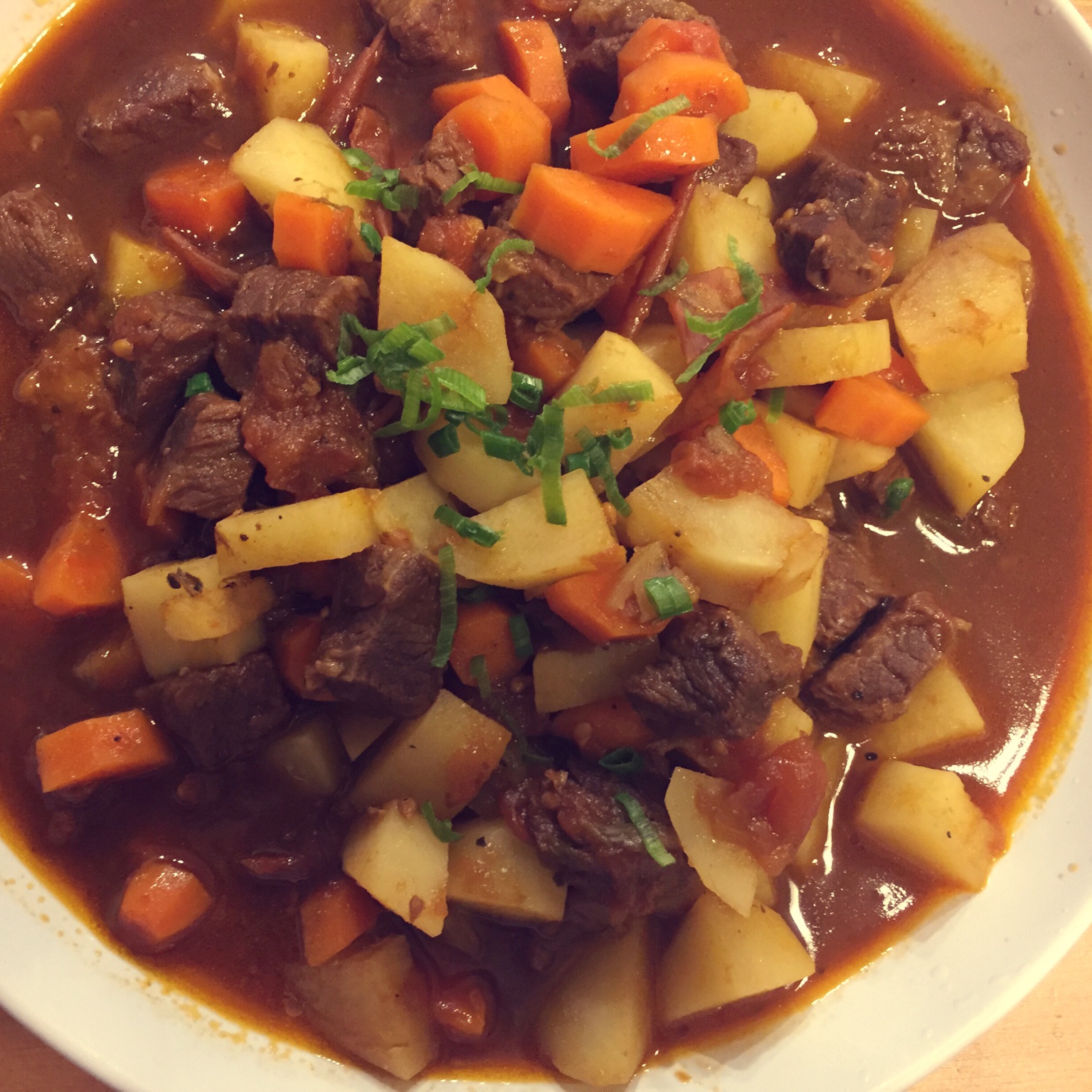 土豆炖牛肉