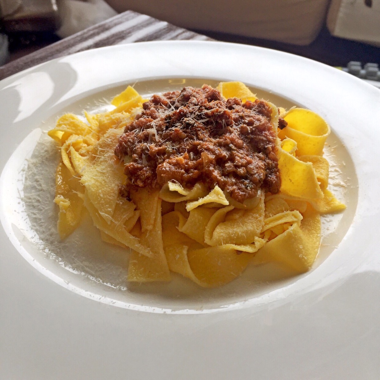 蕃茄蘑菇肉酱意大利面