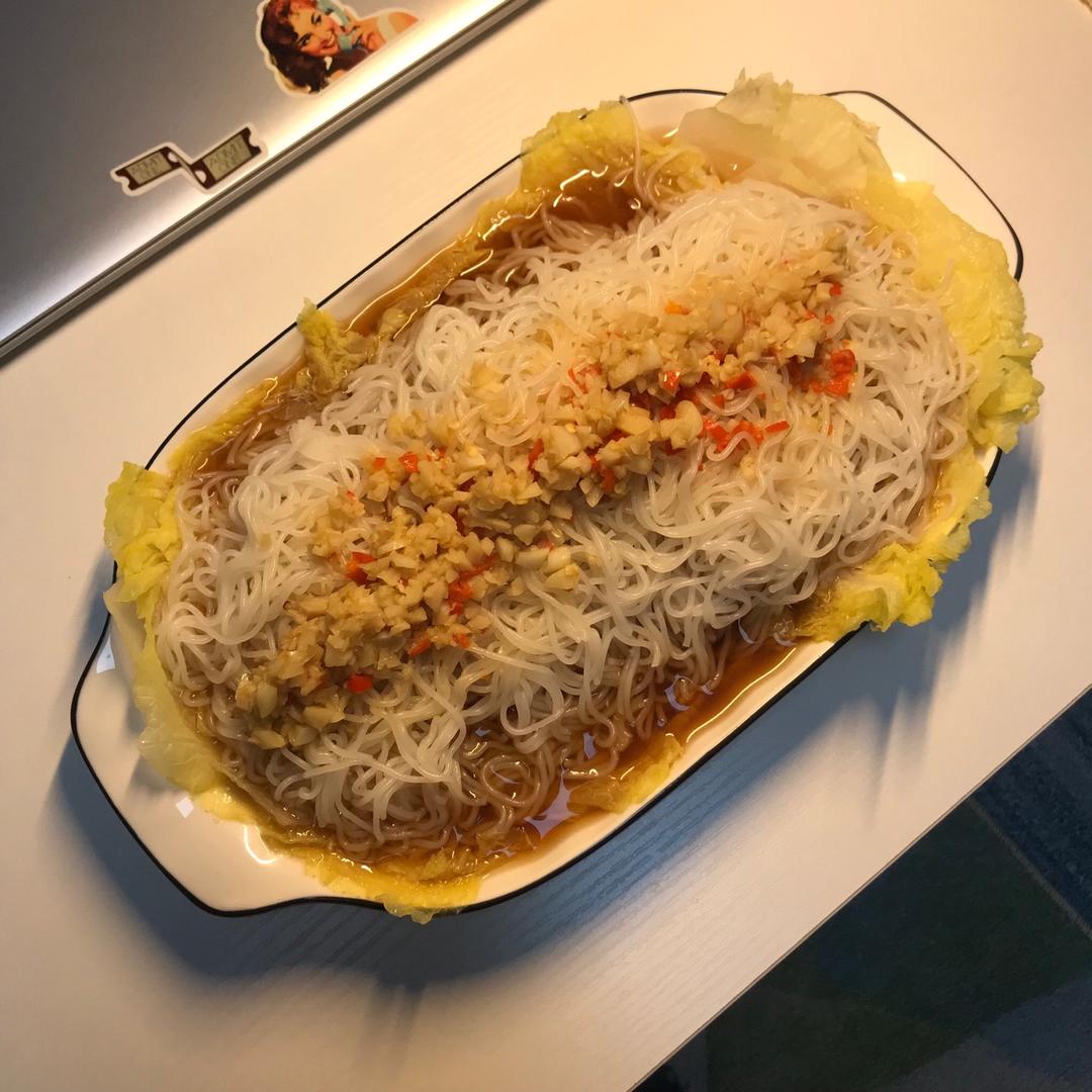 蒜蓉粉丝蒸娃娃菜