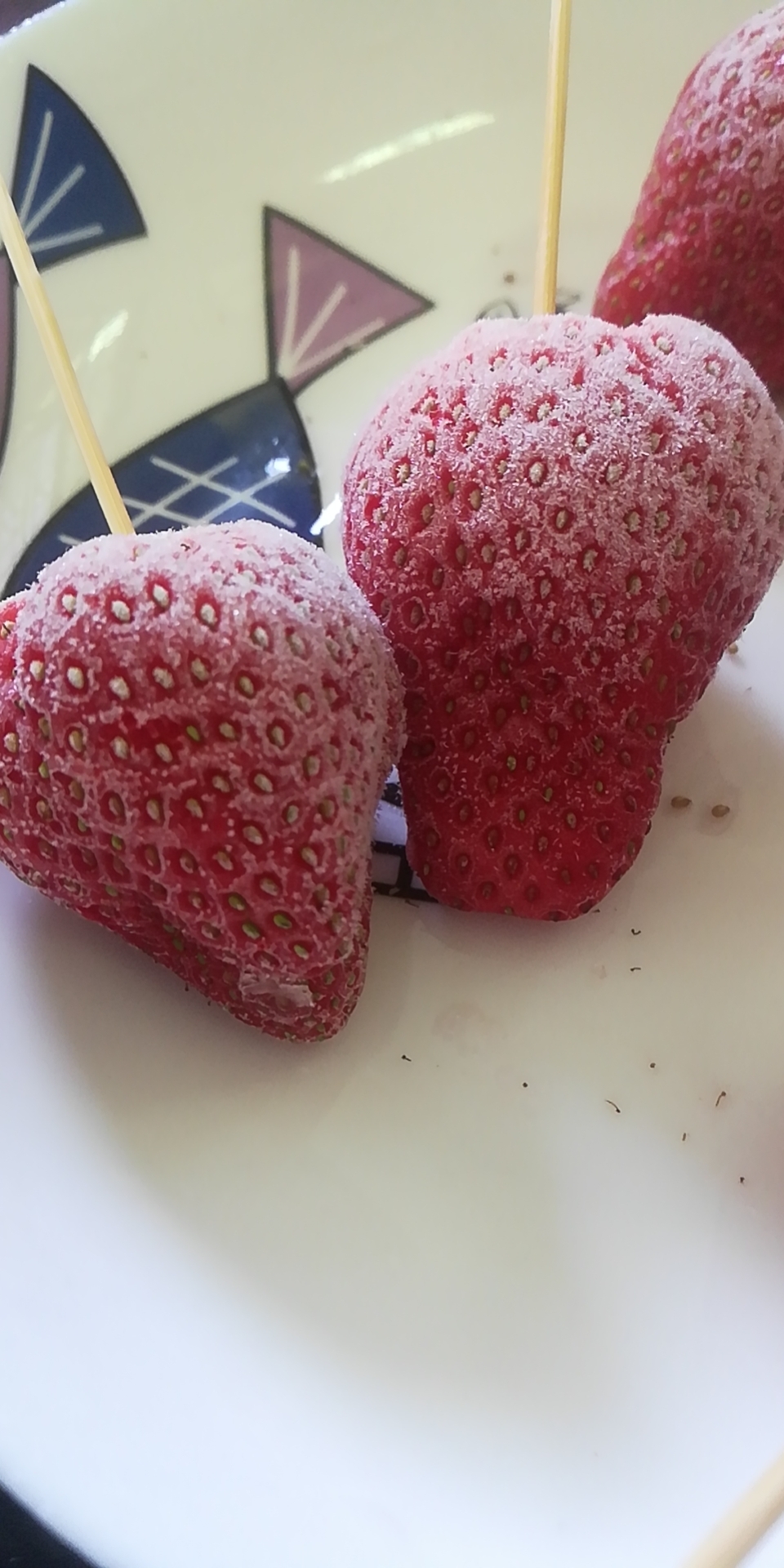 草莓🍓的神仙吃法～冰冻草莓的做法