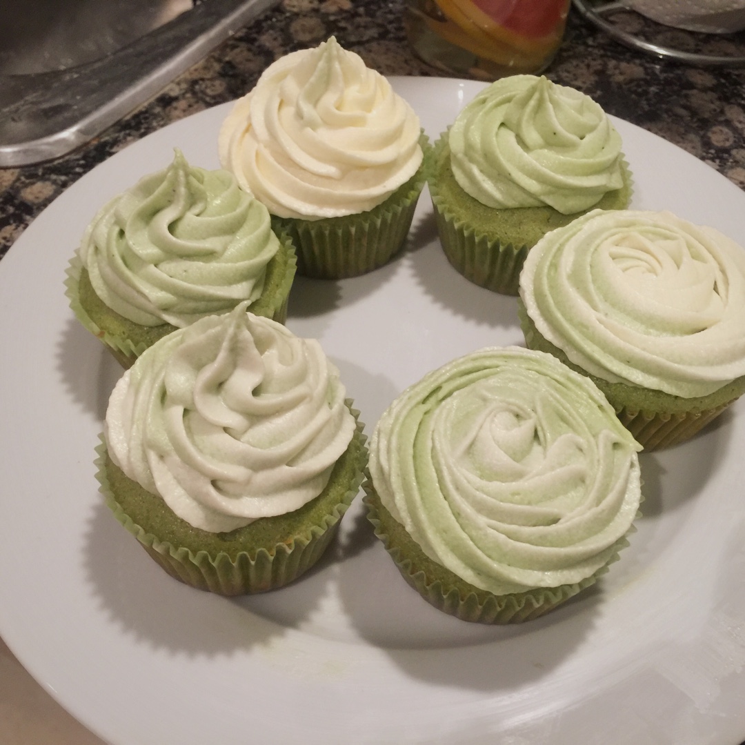 【青山绿水，白云出岫】黑芝麻抹茶双享纸杯蛋糕