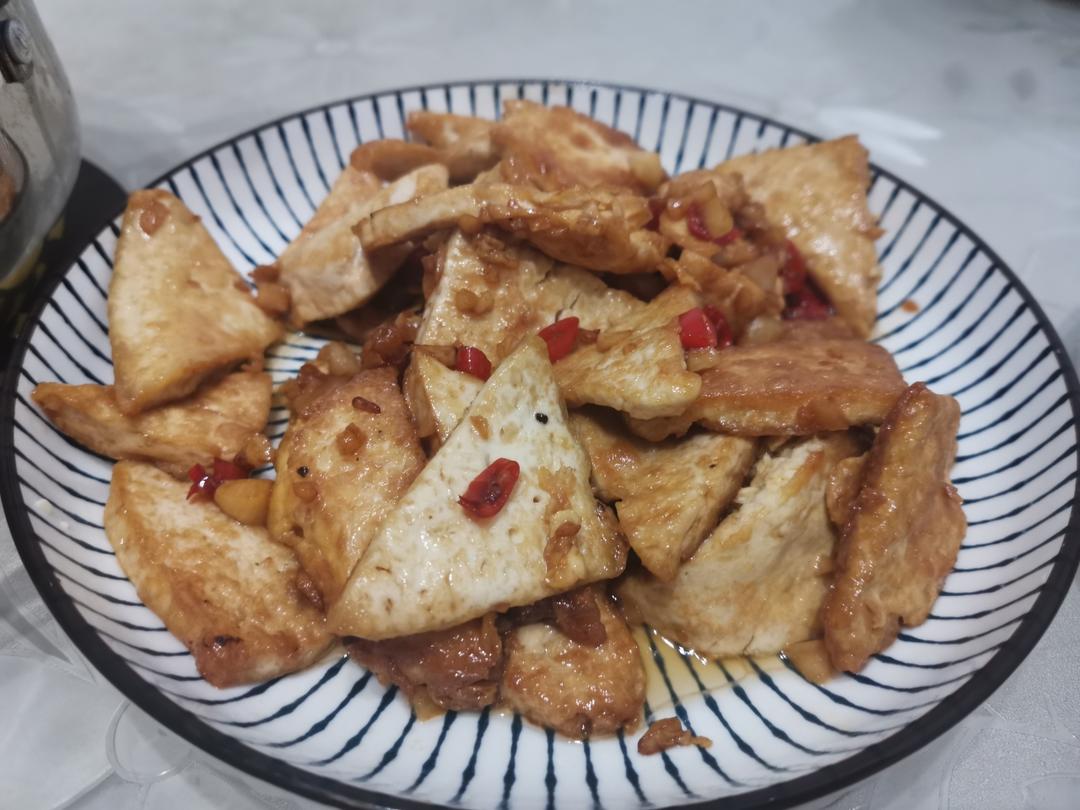 焖煎豆腐