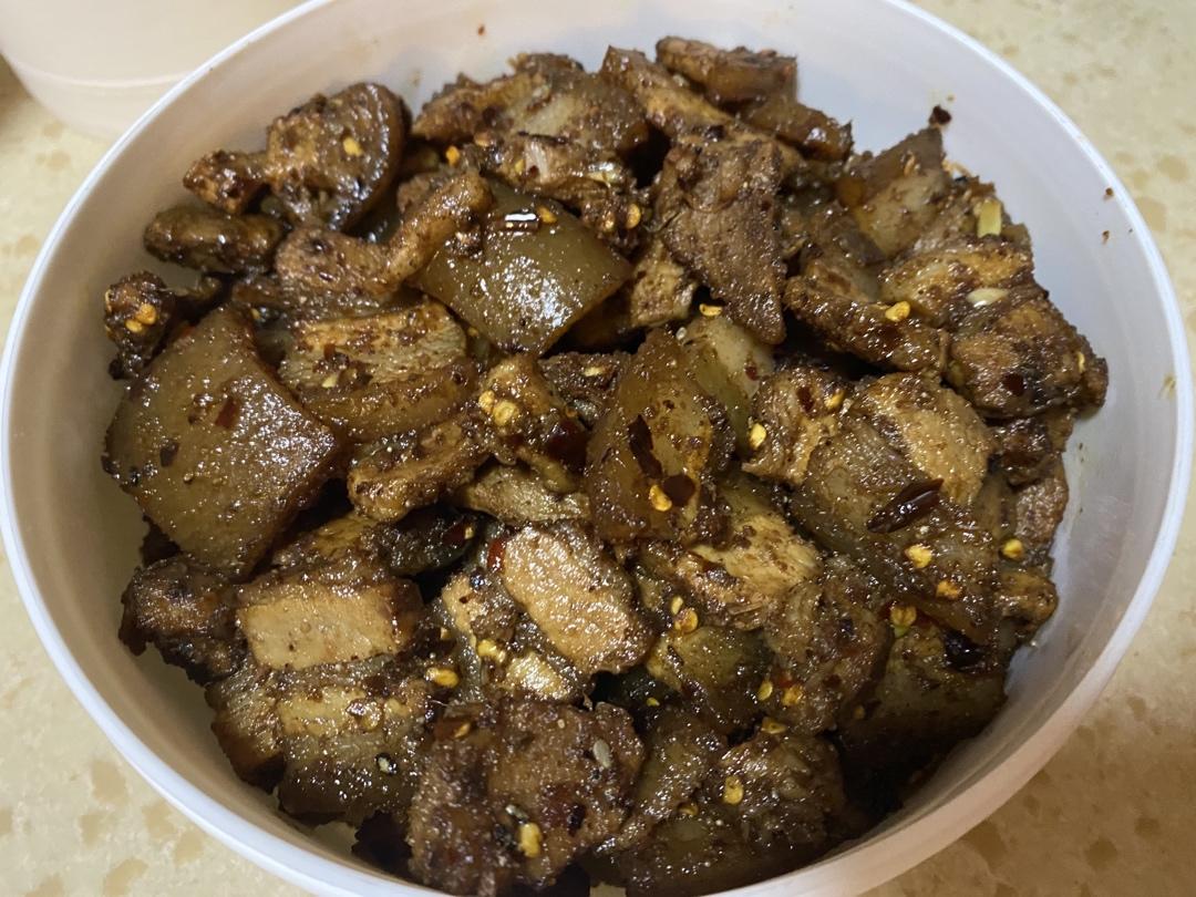 老丁的私房菜-烤五花肉