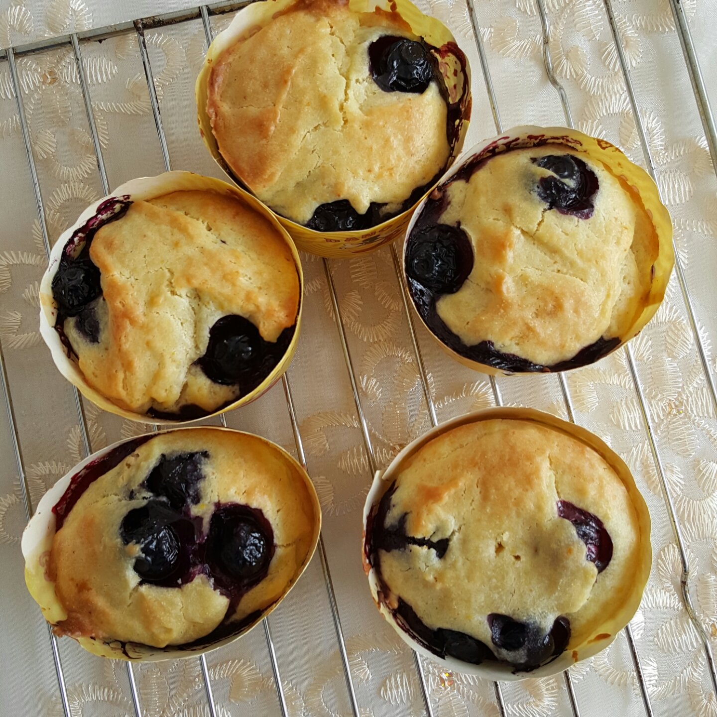 蓝莓玛芬蛋糕 Blueberry Muffin