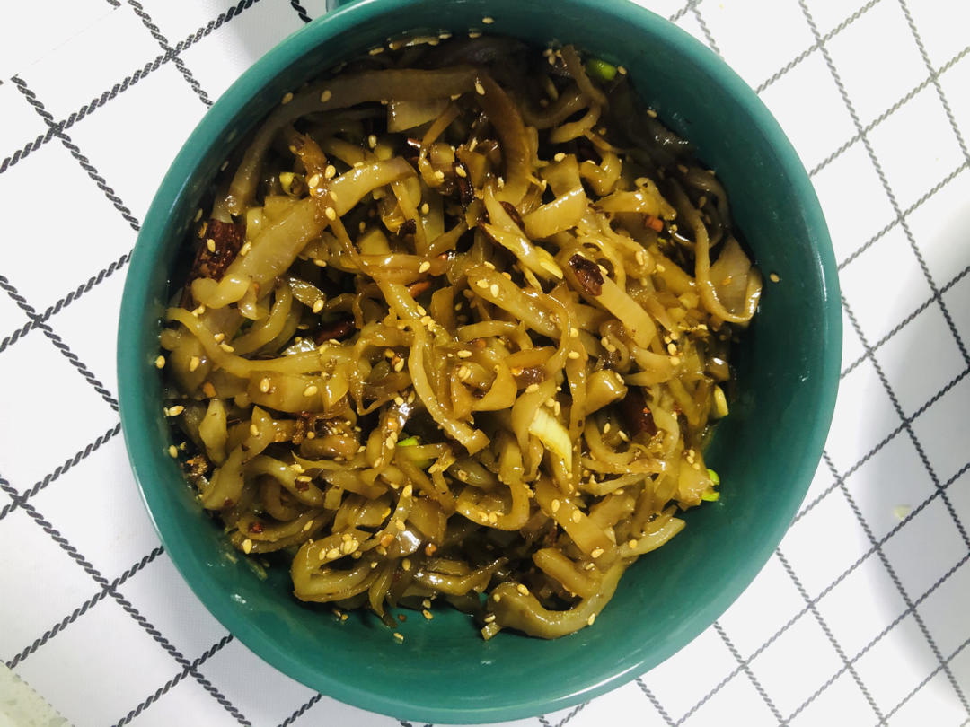 香拌老疙瘩咸菜丝