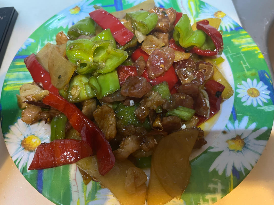 腊肠炒土豆